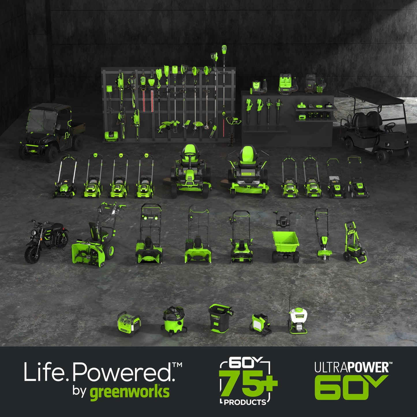 Greenworks 60V 16" String Trimmer & 630 CFM 170 MPH Blower Combo Kit with 2.5Ah Battery & 3 Amp Charger 1359802