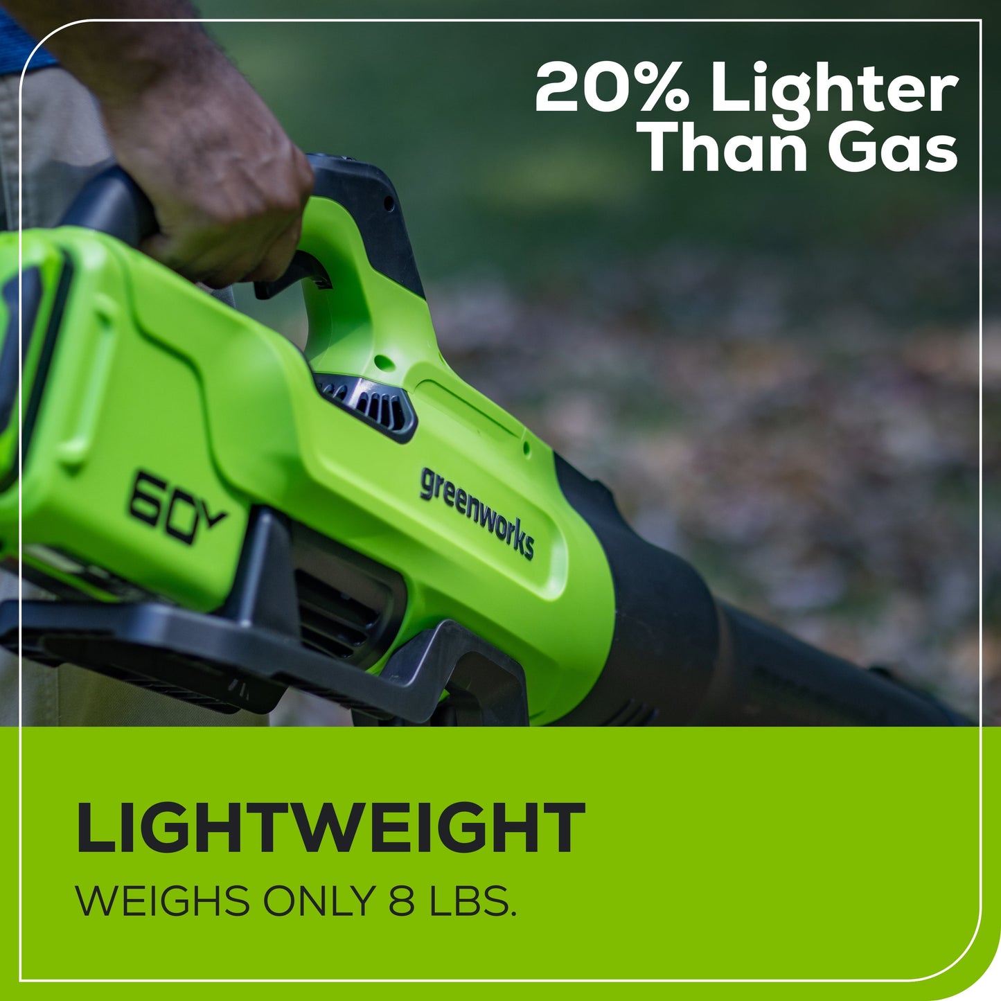 Greenworks 60V 16" String Trimmer & 630 CFM 170 MPH Blower Combo Kit with 2.5Ah Battery & 3 Amp Charger 1359802