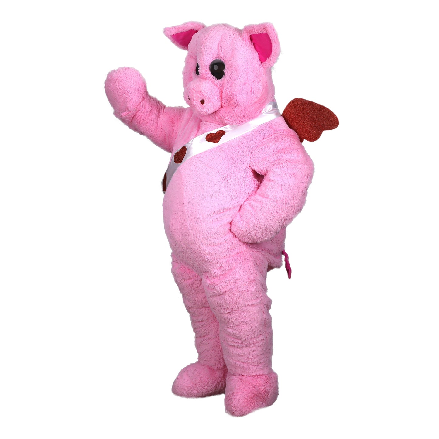 69in Pink Pig Cupid Costume for Adult, Way To Celebrate