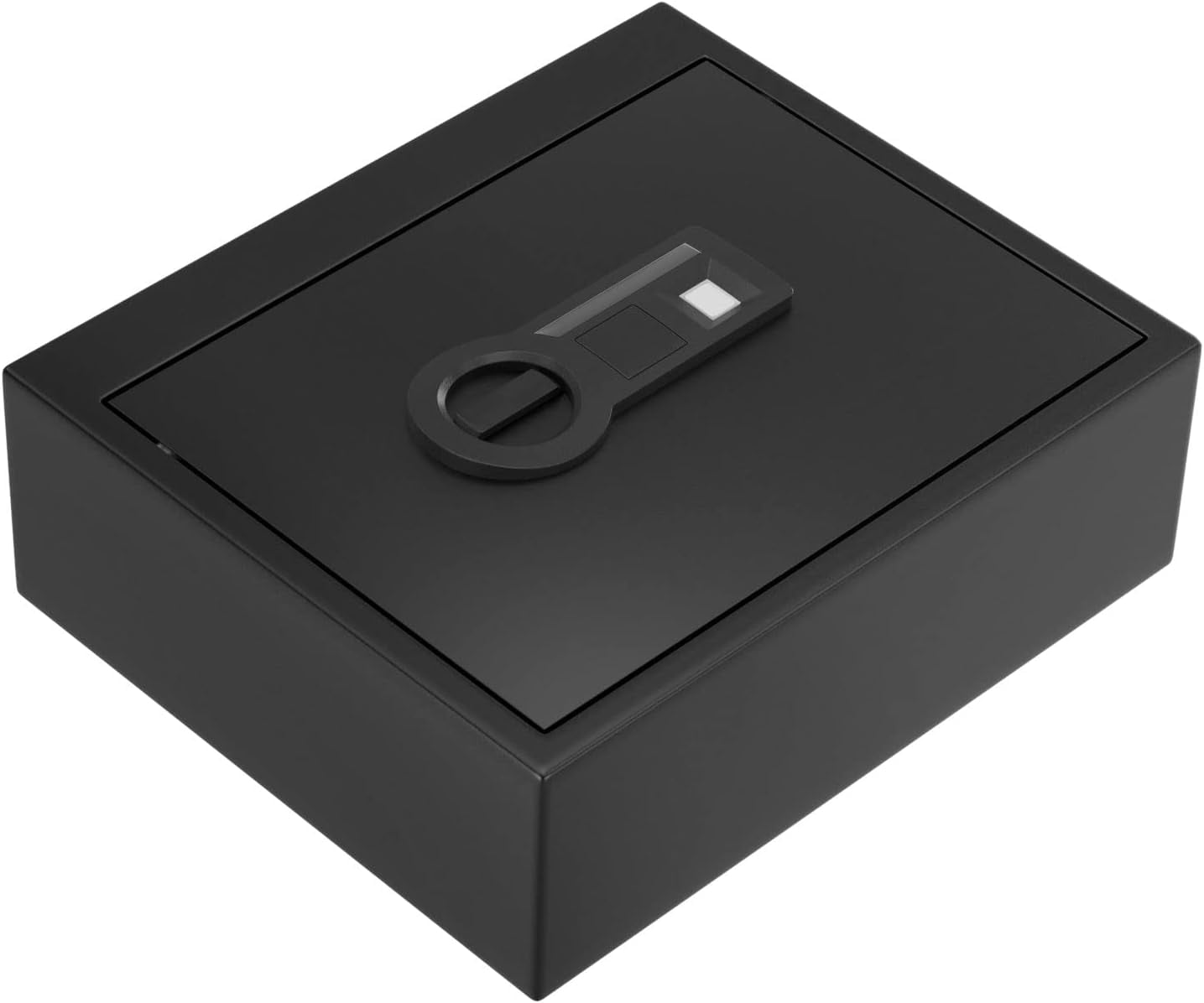 Reliancer Biometric Safe Box - 2.7 Cubic Feet Auto-Open Fingerprint Safe with 2Removable Shelf, Sensor Light,Full Felt Lining - Q345 Alloy Steel Home Safe - Luxury Cabinet Safe for Home Office Storage