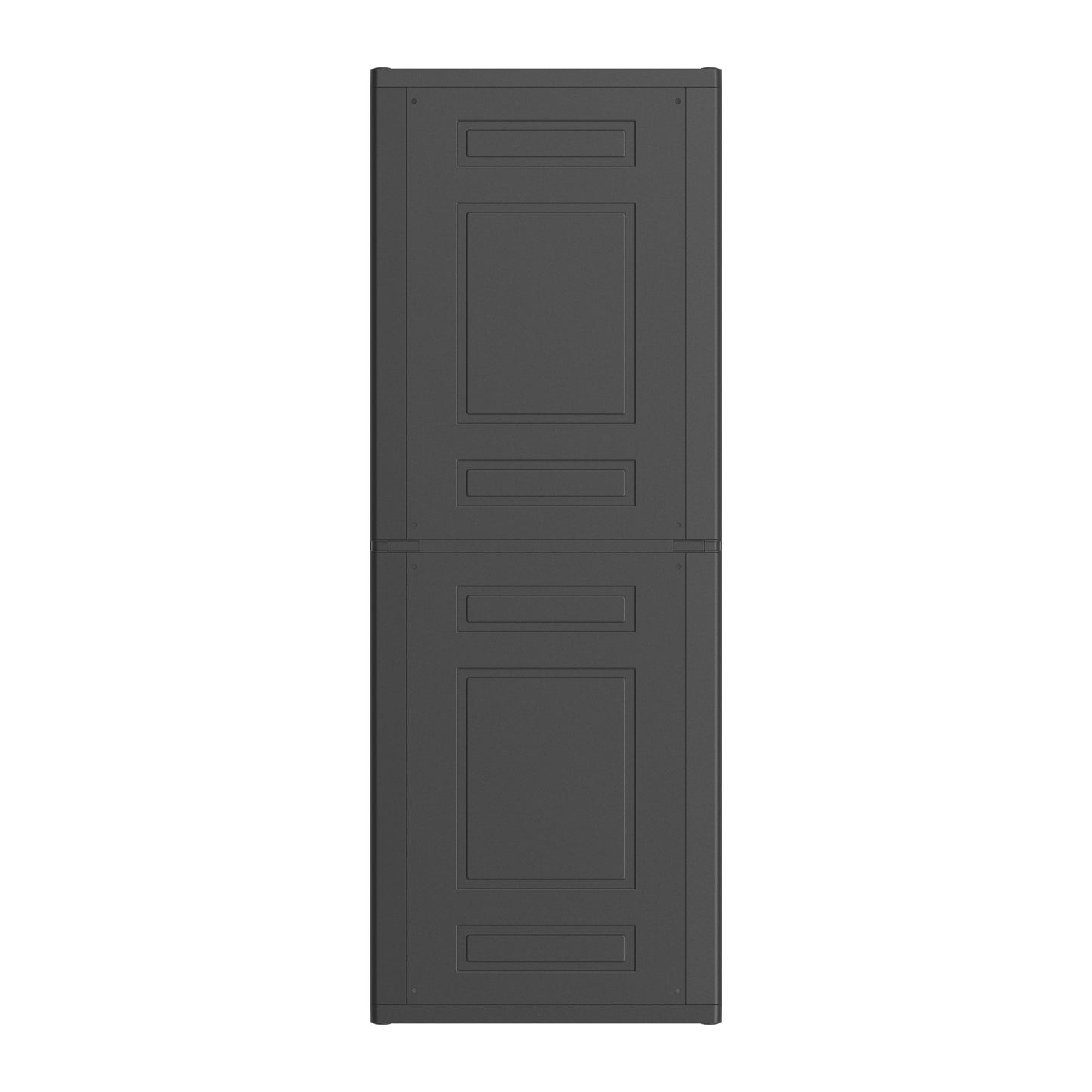 Hyper Tough Plastic 4-Shelf Garage Storage Utility Cabinet, Black Finish