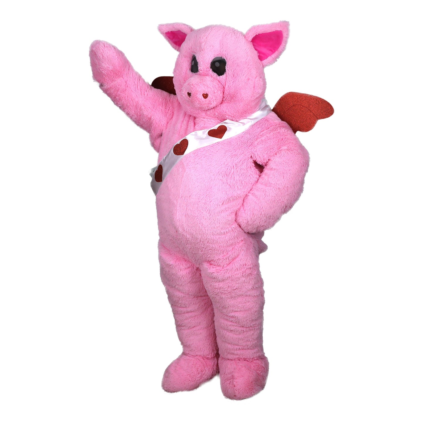 69in Pink Pig Cupid Costume for Adult, Way To Celebrate