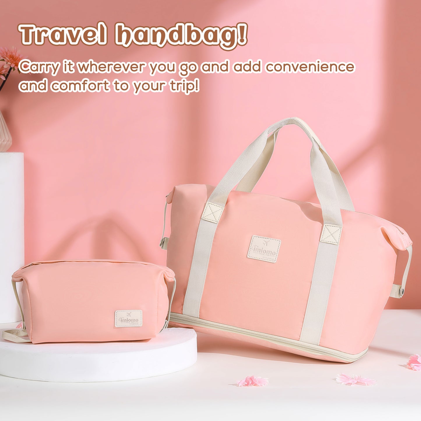 imiomo 20" Carry-on Luggage, Hard Luggage with Spinner Wheels, Lightweight Luggage Set with TSA Lock