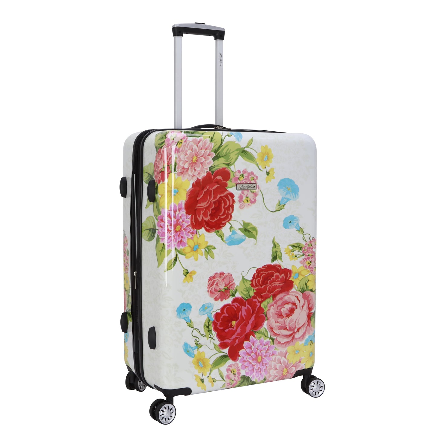 The Pioneer Woman 27” Checked Hardside Luggage, Sweet Rose