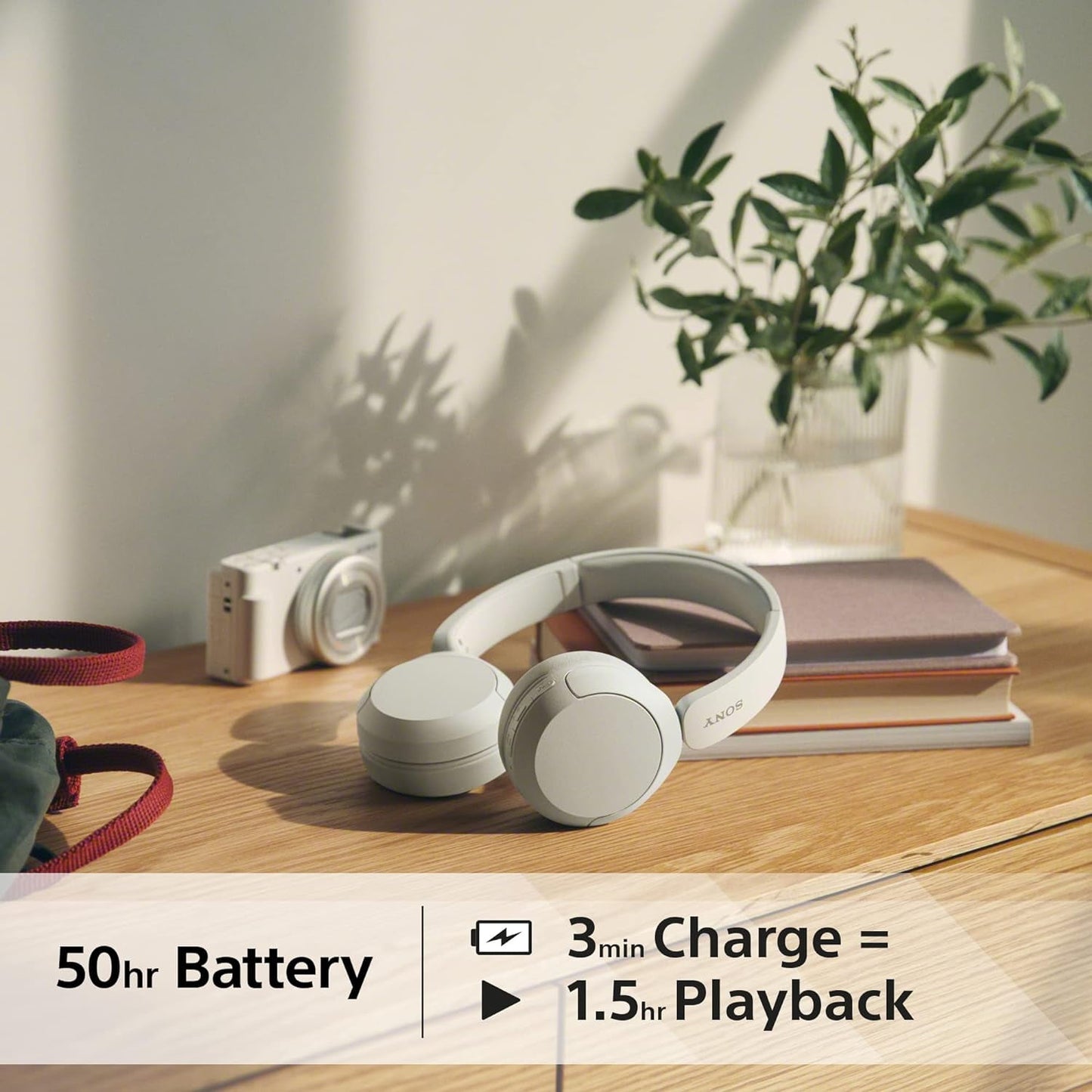 Sony WH-CH520 Wireless Bluetooth Headphones with Microphone-Black