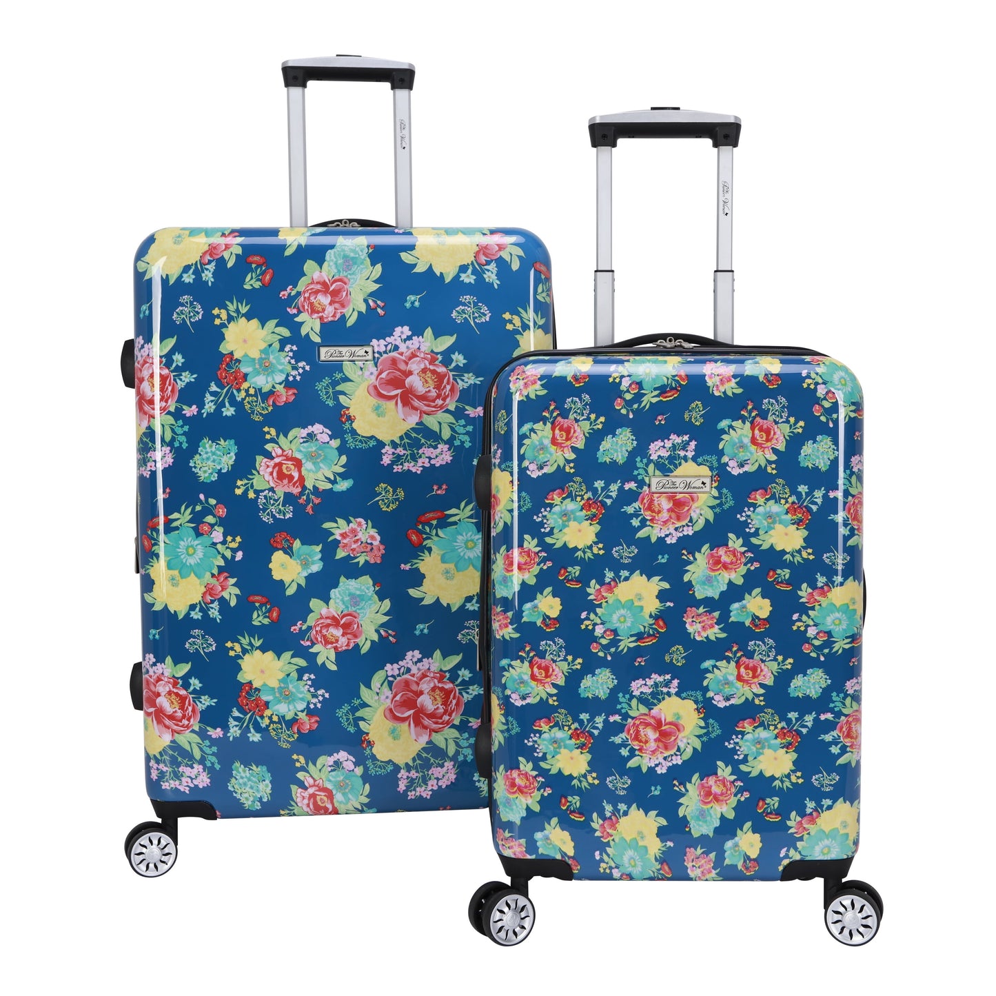 The Pioneer Woman 27” Checked Hardside Luggage, Sweet Rose