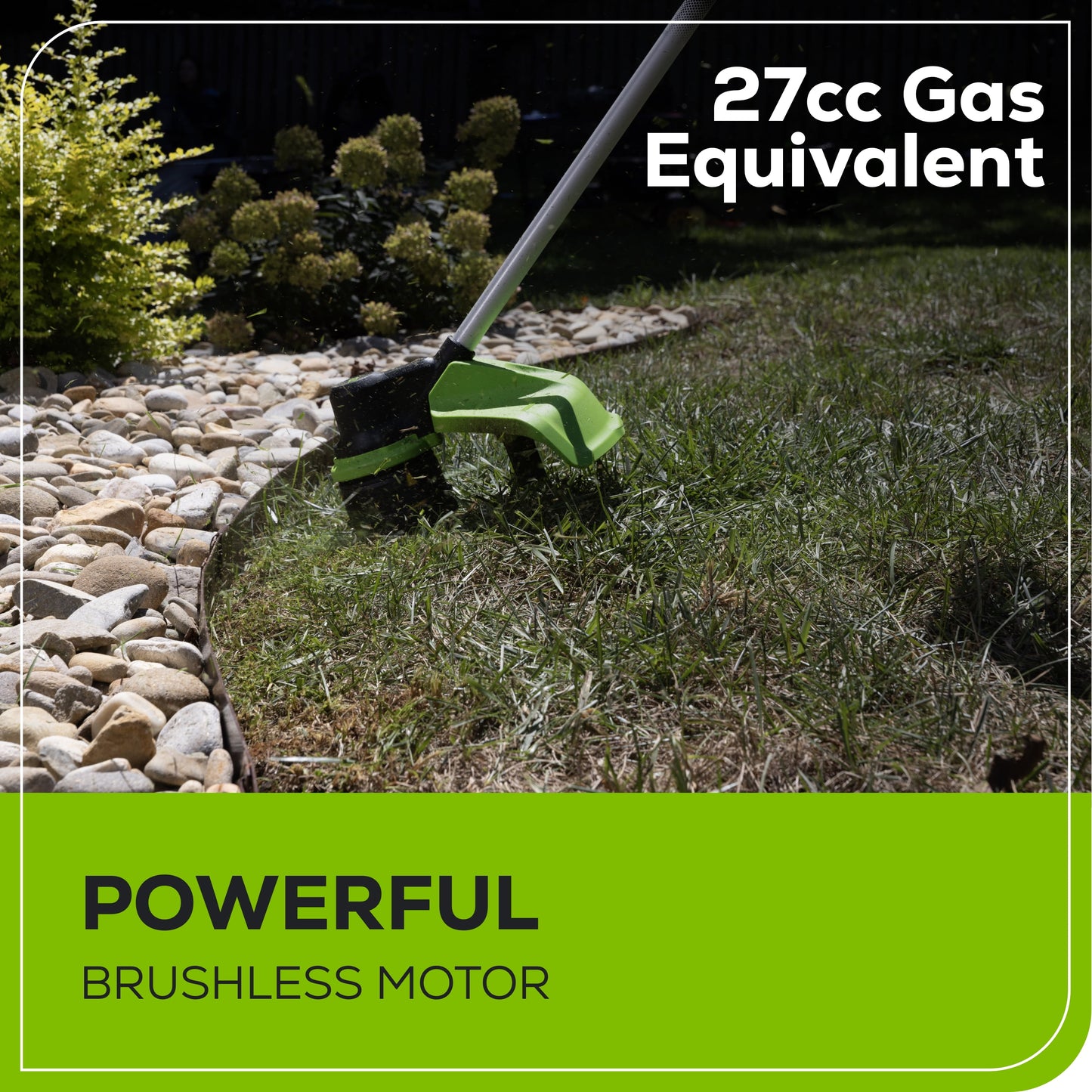 Greenworks 60V 16" String Trimmer & 630 CFM 170 MPH Blower Combo Kit with 2.5Ah Battery & 3 Amp Charger 1359802