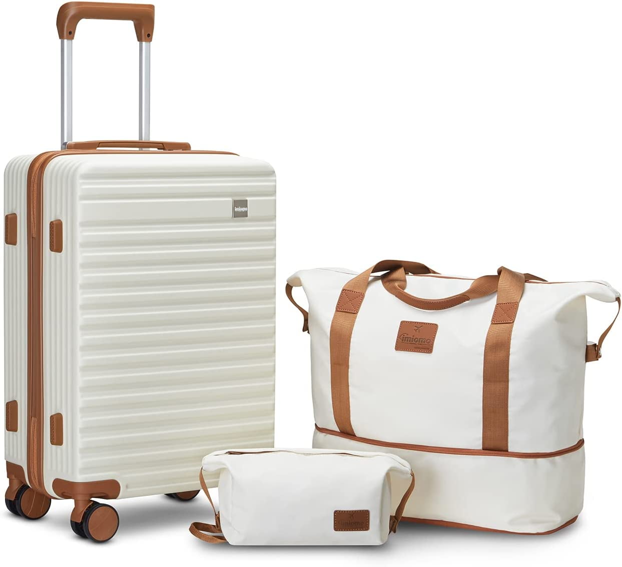 imiomo 20" Carry-on Luggage, Hard Luggage with Spinner Wheels, Lightweight Luggage Set with TSA Lock