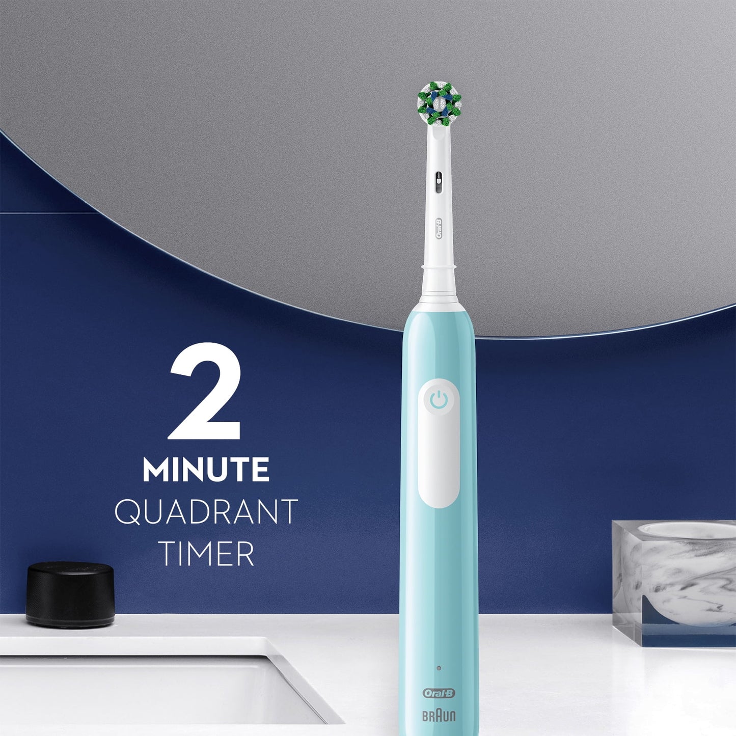Oral-B Pro 1000 Rechargeable Electric Toothbrush, White, 1 Ct