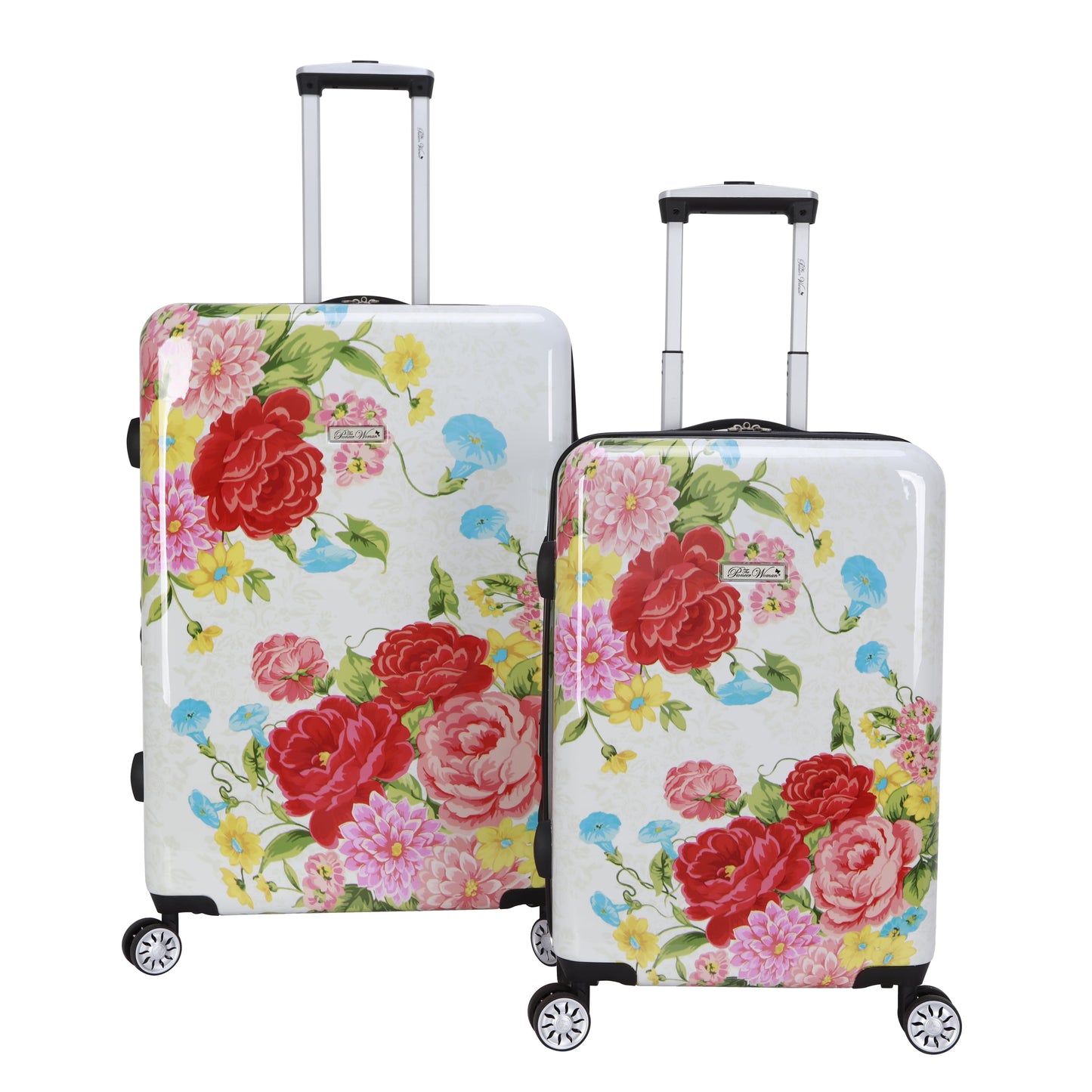 The Pioneer Woman 27” Checked Hardside Luggage, Sweet Rose