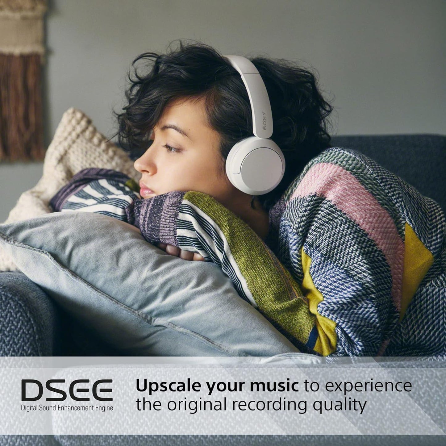 Sony WH-CH520 Wireless Bluetooth Headphones with Microphone-Black