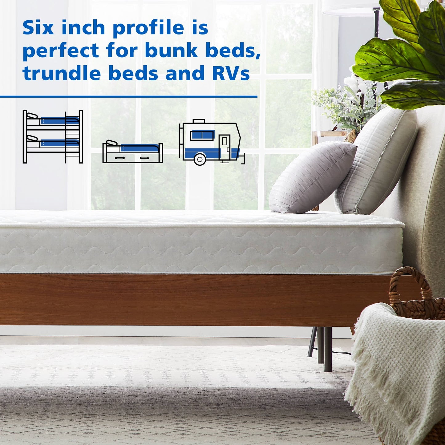 Mainstays 6" Innerspring Mattress, Twin