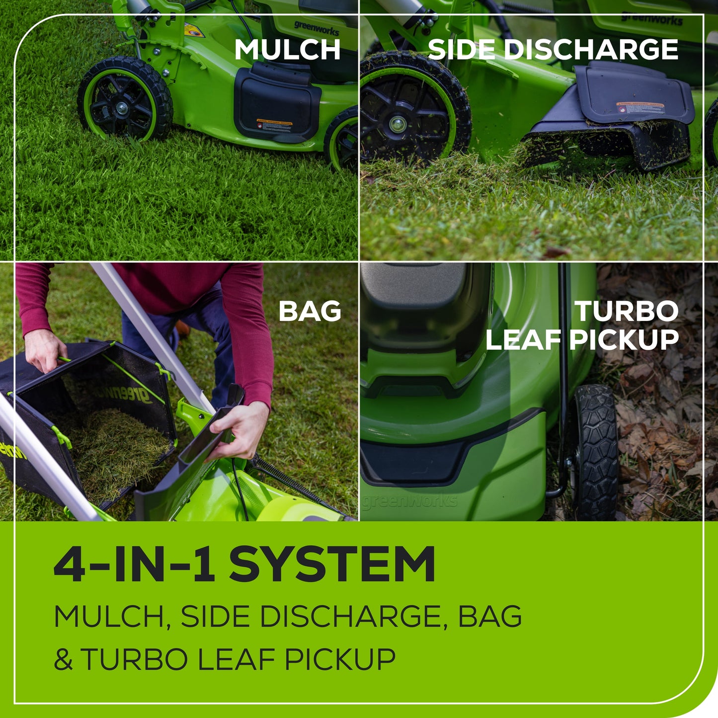 Greenworks 60V 21" Self Propelled Lawn Mower with 8.0 Ah Battery & Rapid Charger 2546402