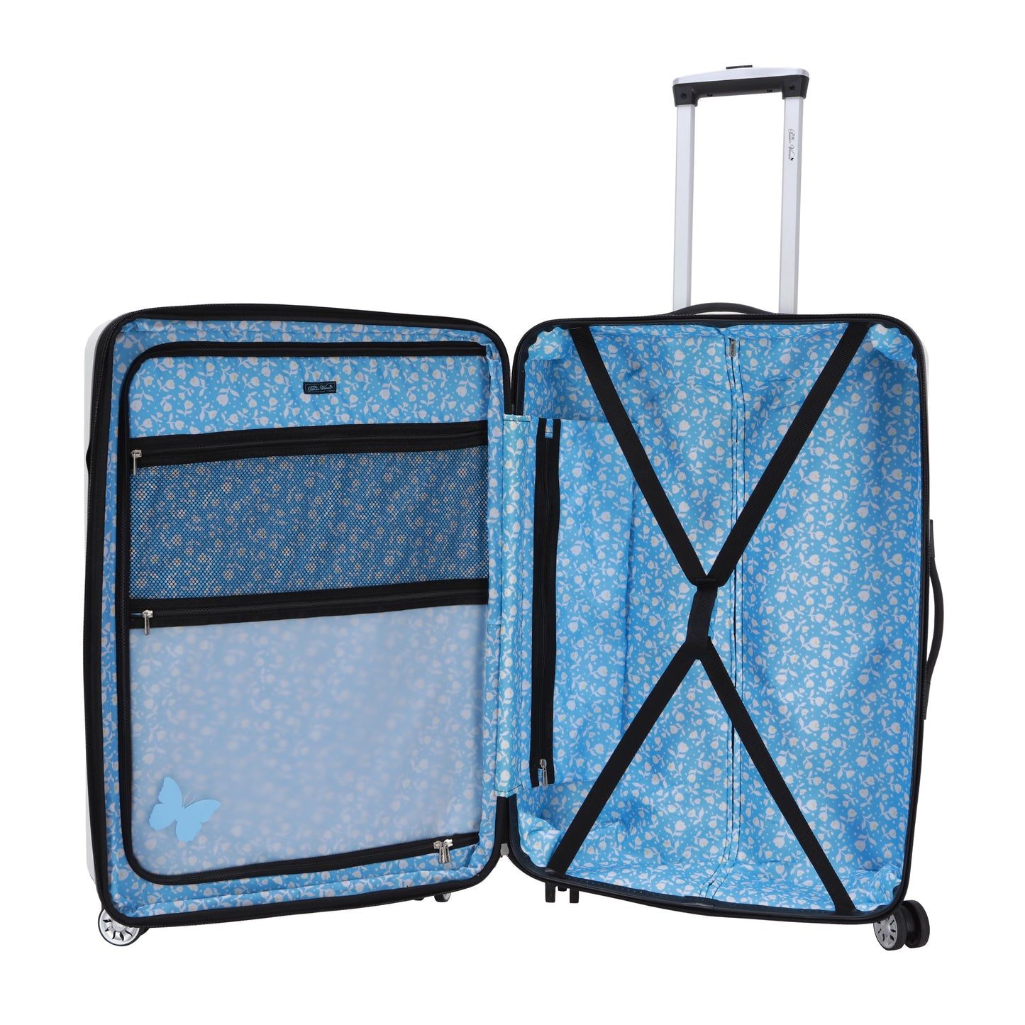 The Pioneer Woman 27” Checked Hardside Luggage, Sweet Rose