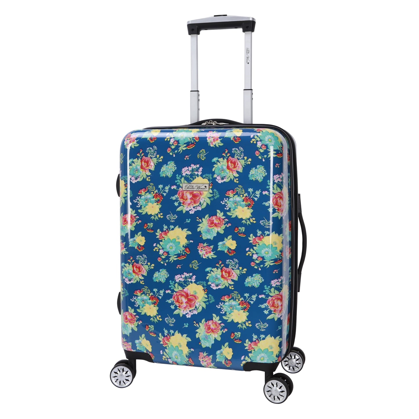 The Pioneer Woman 27” Checked Hardside Luggage, Sweet Rose