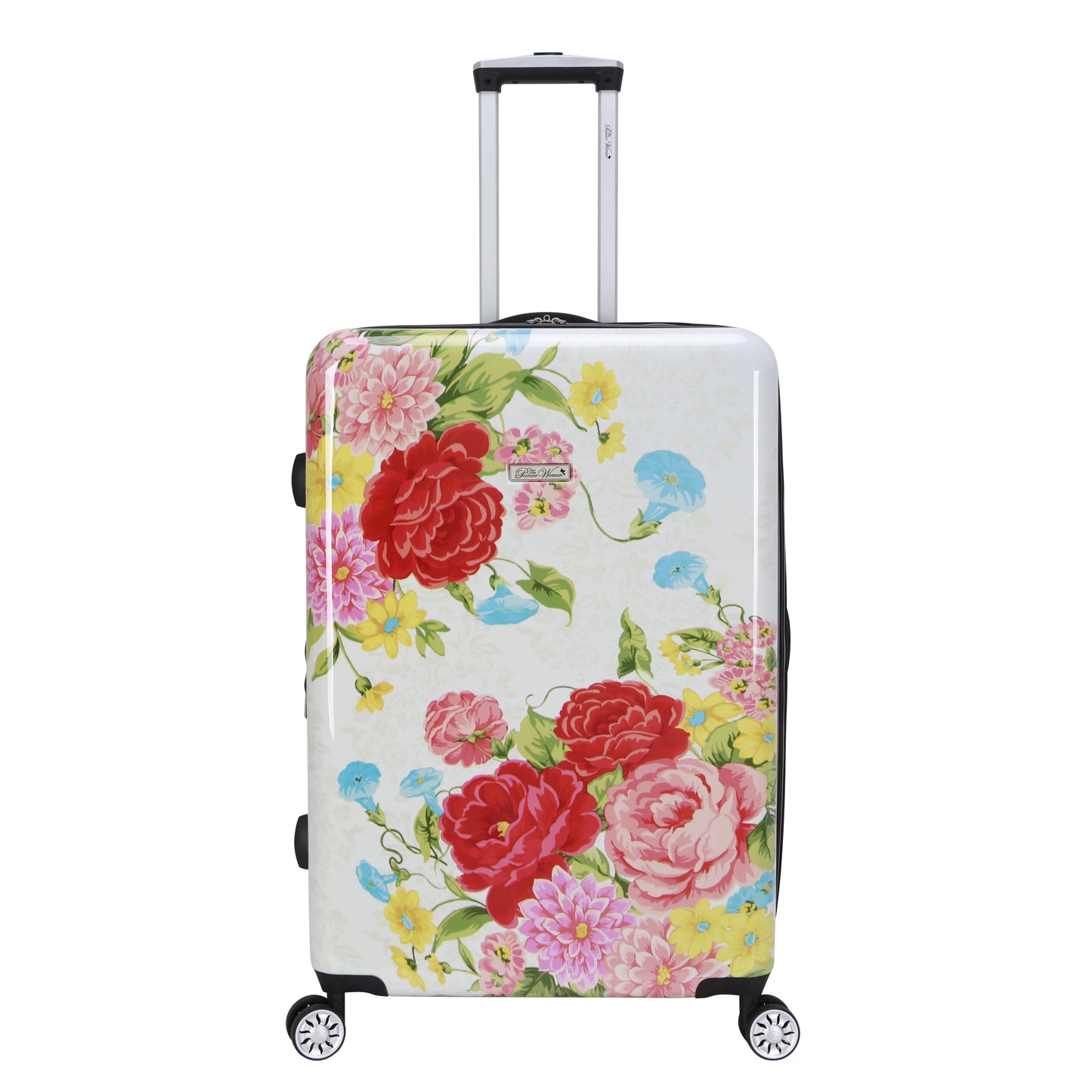 The Pioneer Woman 27” Checked Hardside Luggage, Sweet Rose