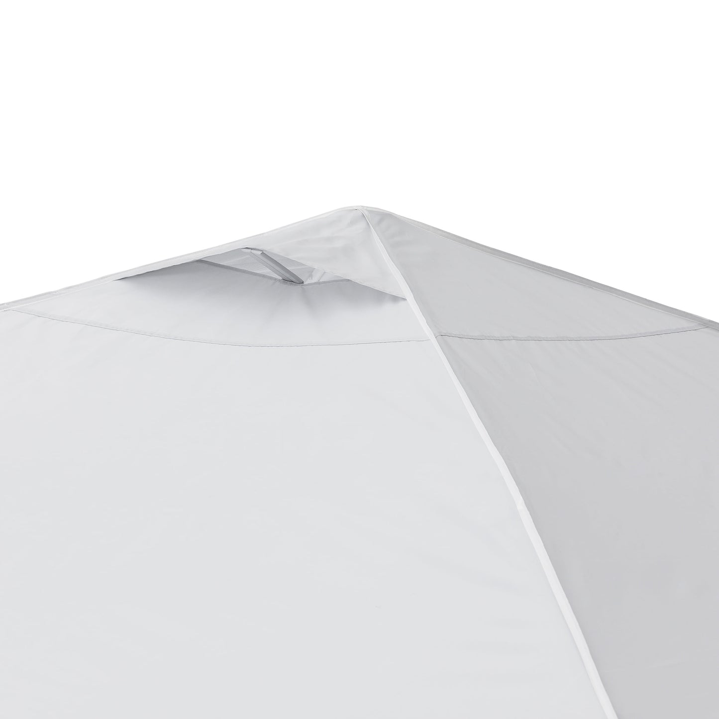 Ozark Trail Simple Push Straight Leg Instant Canopy, White, 10 ft x 10 ft