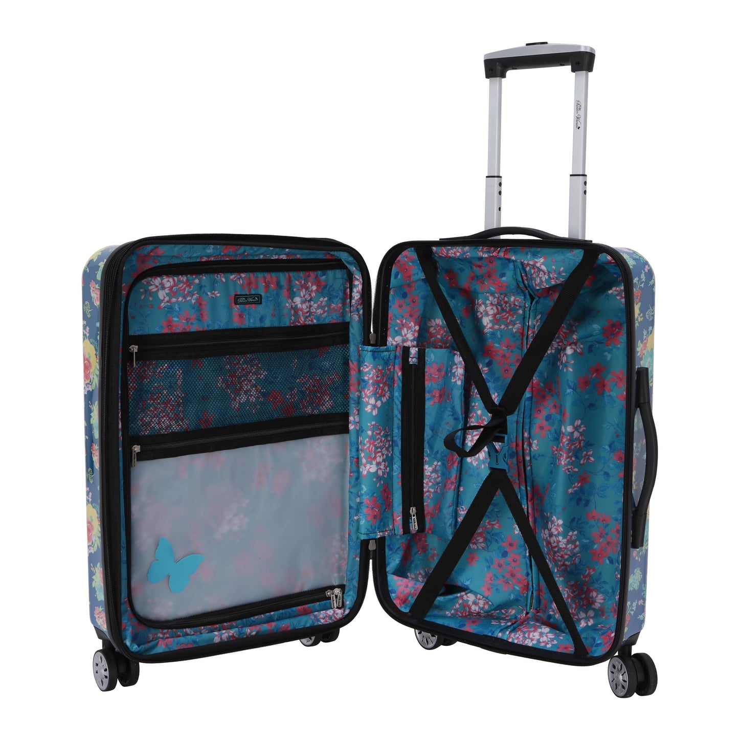 The Pioneer Woman 27” Checked Hardside Luggage, Sweet Rose