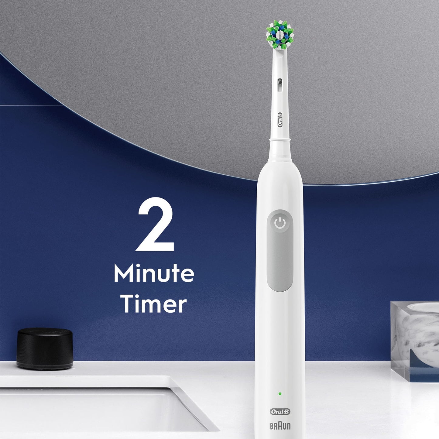 Oral-B Pro 1000 Rechargeable Electric Toothbrush, White, 1 Ct