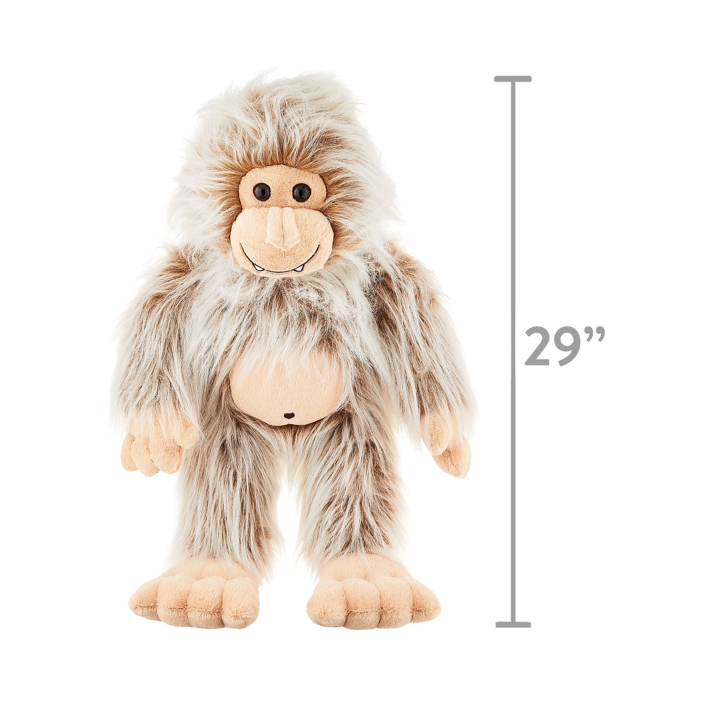 Valentine's Day 29" Brown Bigfoot Plush by Way To Celebrate