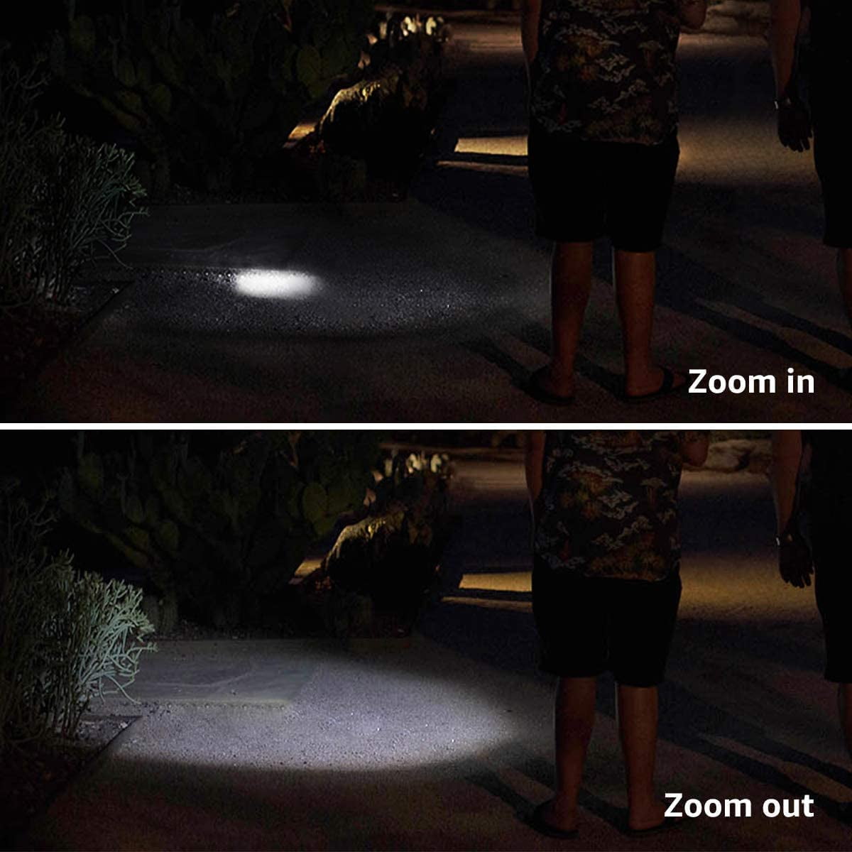 LE 2-Packs LED Flash Light LE1000 High Lumens, Multifunction Mini Tactical Flashlight , Zoomable, Waterproof, Adjustable Brightness Camping Accessories for Outdoor, Emergency , AAA Batteries Included