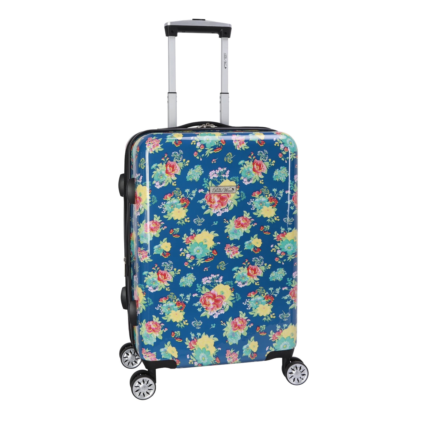 The Pioneer Woman 27” Checked Hardside Luggage, Sweet Rose